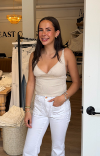 Made you Blush Tank Top by Free People (available in Brown or White)