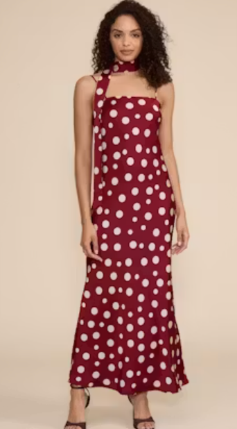 Polka Dot Maxi Dress by Lucy Paris