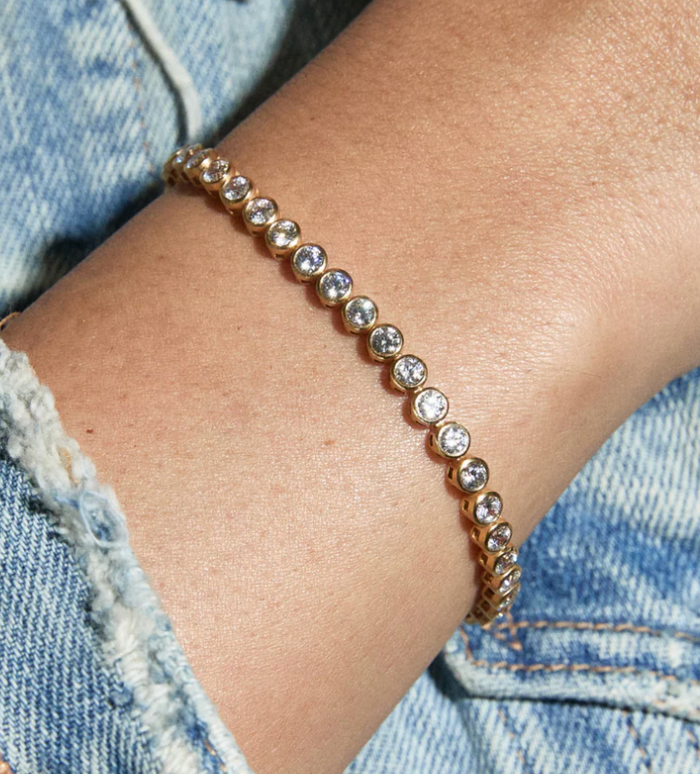 Bezel Tennis Bracelet by HART