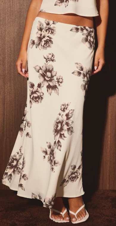Floral Maxi Skirt