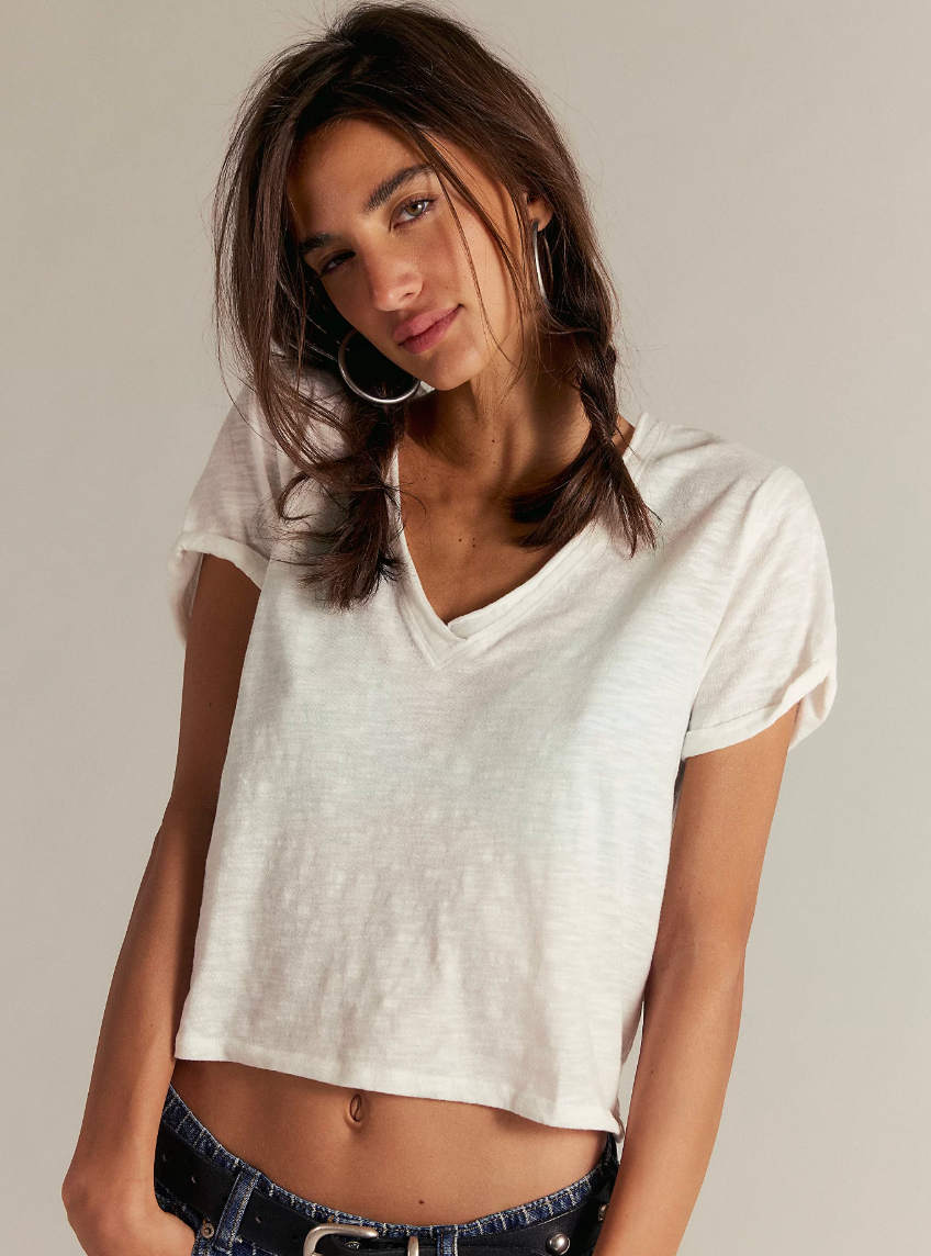 Free People V Neck Top