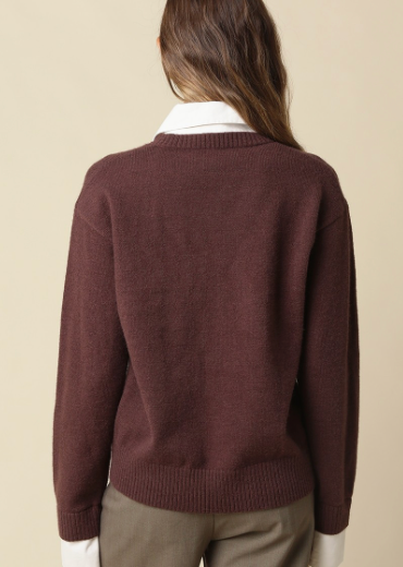 Collar Knit Sweater