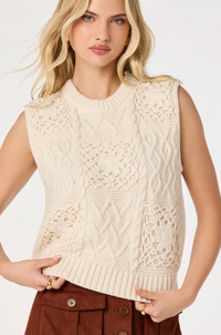 Edlyn Sweater Vest Top by ASTR