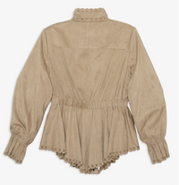 Faux Suede Mellie Jacket by For Love and Lemons