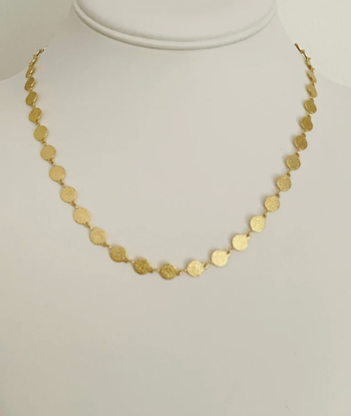Coin Necklace by Charzie Jewelry