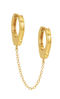 Double Piercing Earring by Jurate