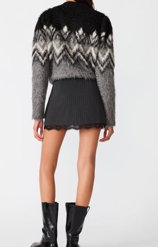 Striped Skort with Lace Detail by Steve Madden