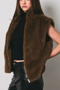 Faux Fur Vest
