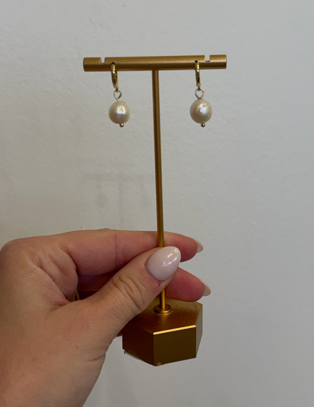 Genuine Akoya Saltwater Pearl Earrings by Kimberly Aman