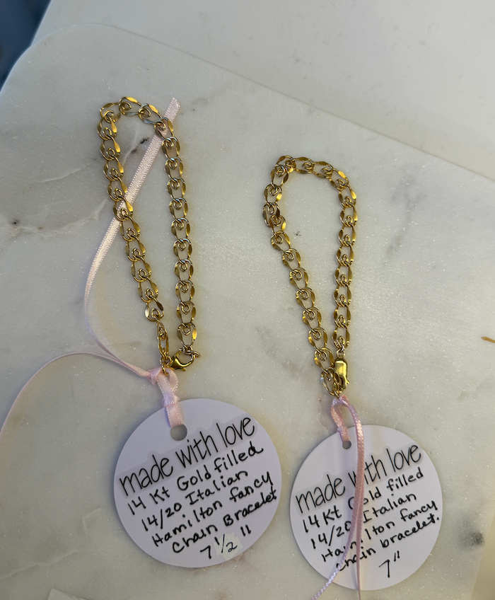 14 Kt Gold Filled Chain Bracelet by Kimberly Aman
