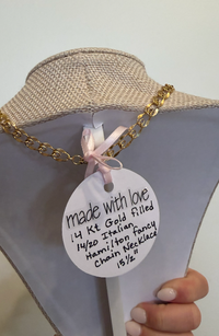 14 kt Italian Gold Filled Necklace by Kimberly Aman