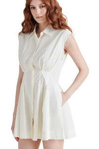 Maisha Dress in White by Steve Madden