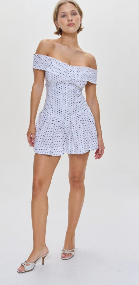 Polka Dot Mini Dress by Frankie's Bikinis