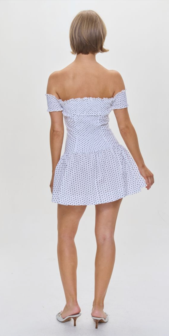 Polka Dot Mini Dress by Frankie's Bikinis