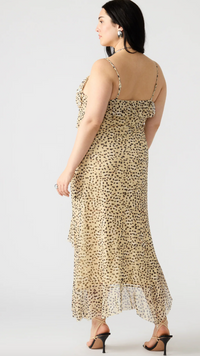 Aida Cheetah Midi Dress by Steve Madden