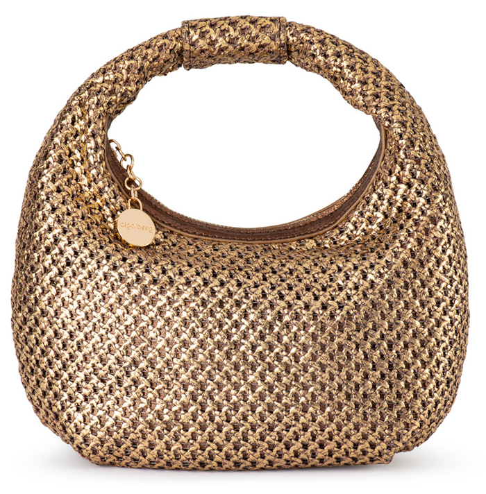 Bronze Woven Bag by Olga Berg