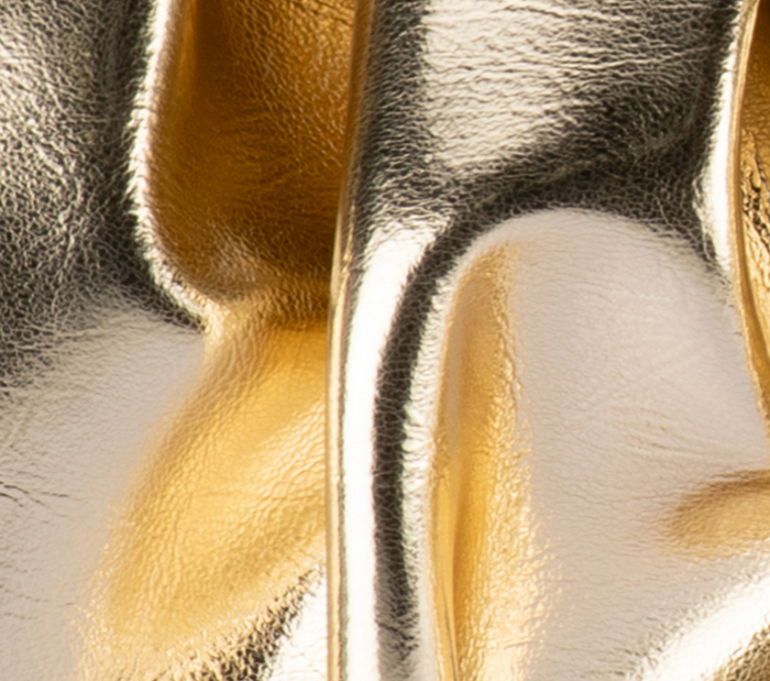 Metallic Clutch/Crossbody By Olga Berg