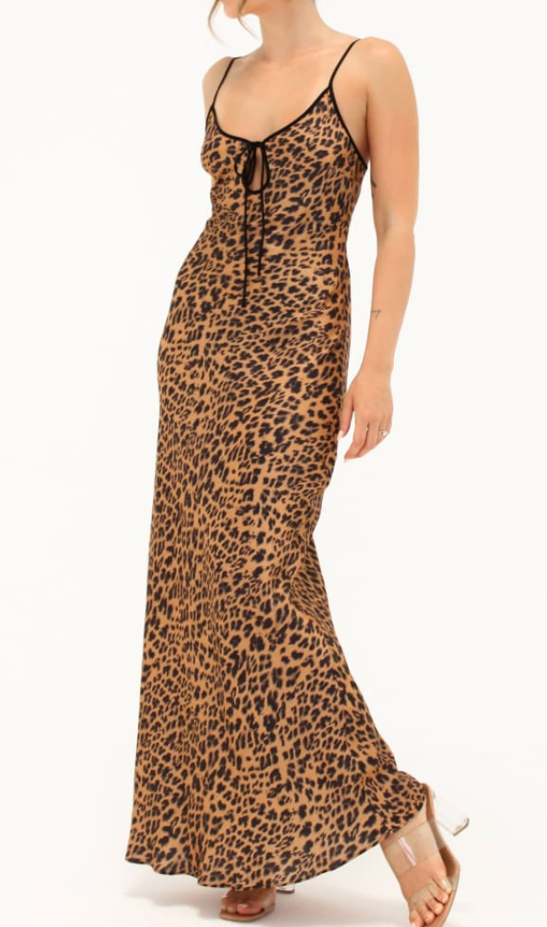 Daytona Leopard Maxi Dress by Rumored