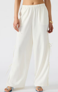 Fia White Linen Pant by Steve Madden