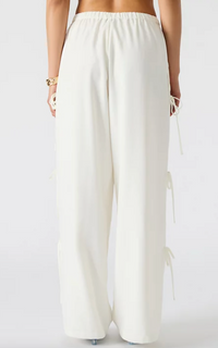 Fia White Linen Pant by Steve Madden