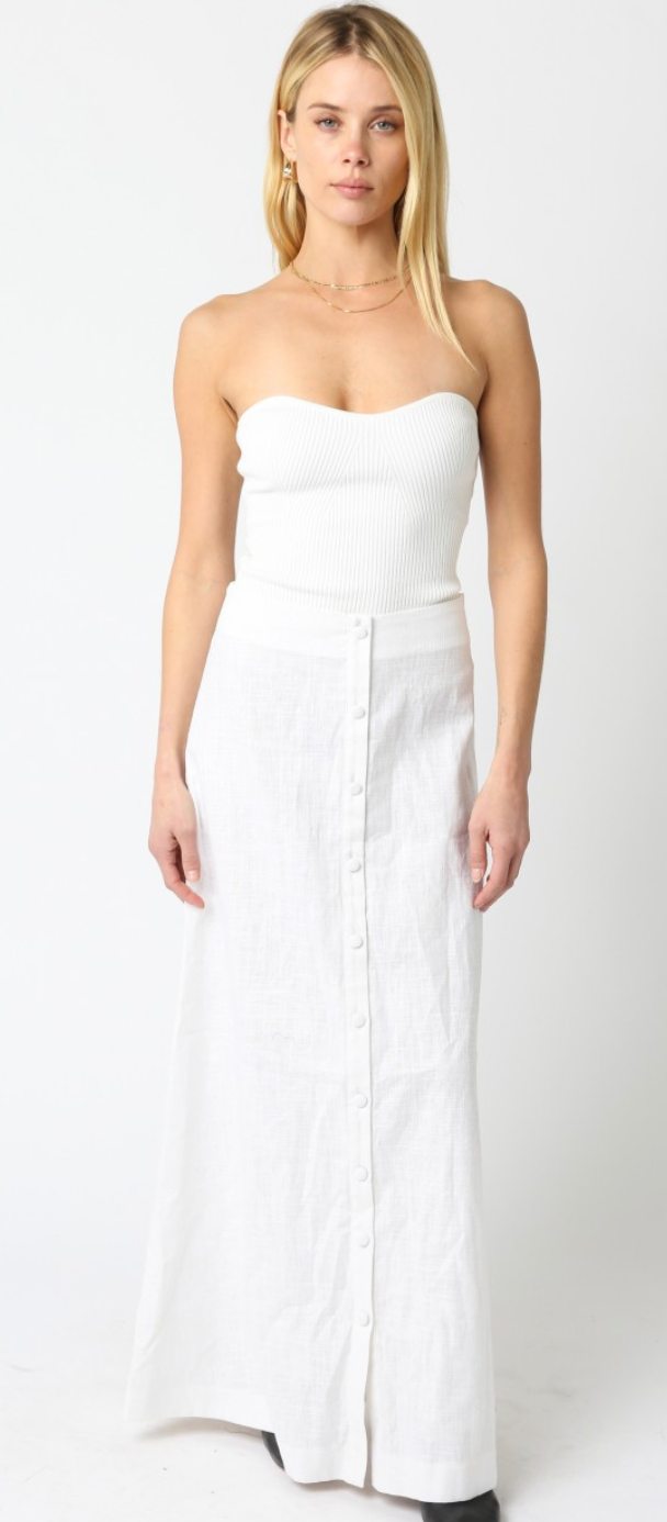Linen Maxi Skirt