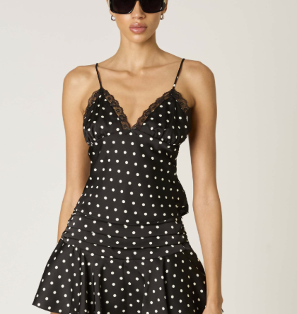 Tujunga Polka Dot Top by NIA
