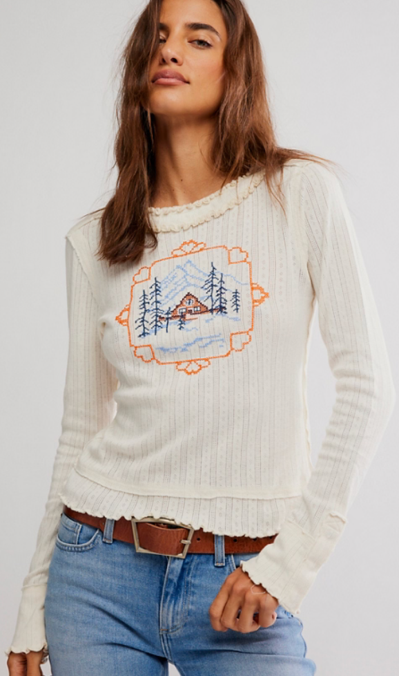 Cabin Sweater Top by Free People
