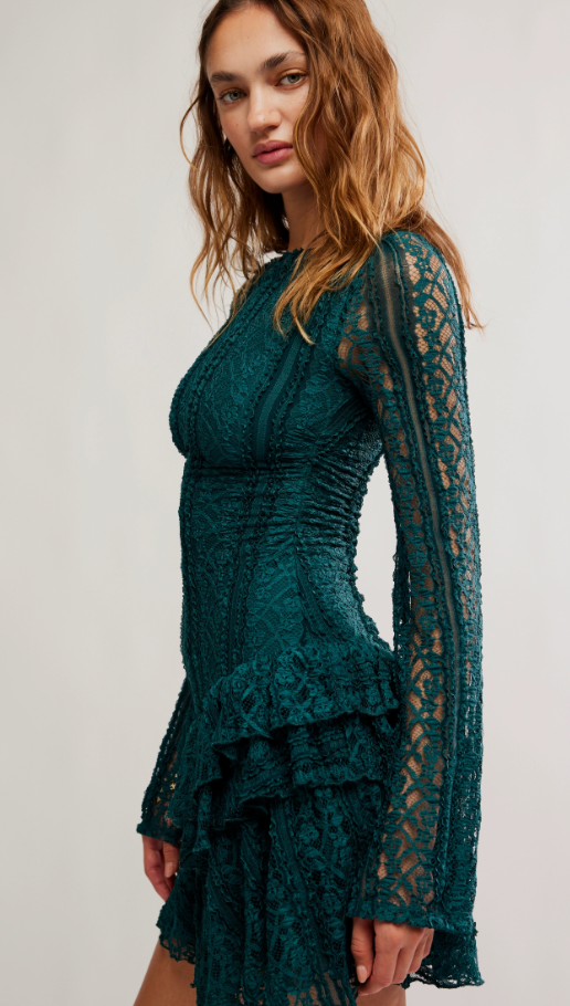 Tabby Lace Mini Dress by Free People