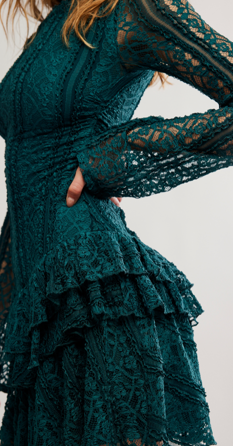 Tabby Lace Mini Dress by Free People