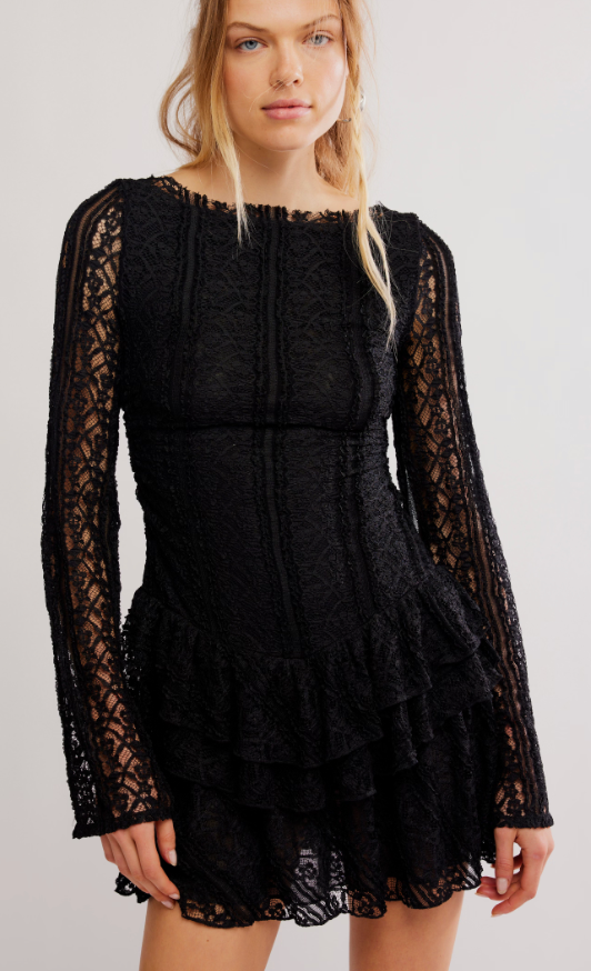 Tabby Lace Mini Dress by Free People