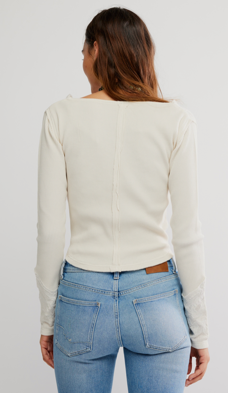 Butterfly Cuff Long Sleeve Top by Free People