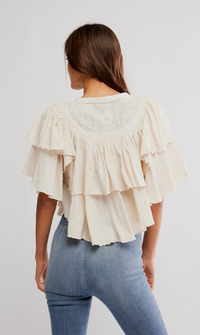 Ruffle Rose Party Top by Free People