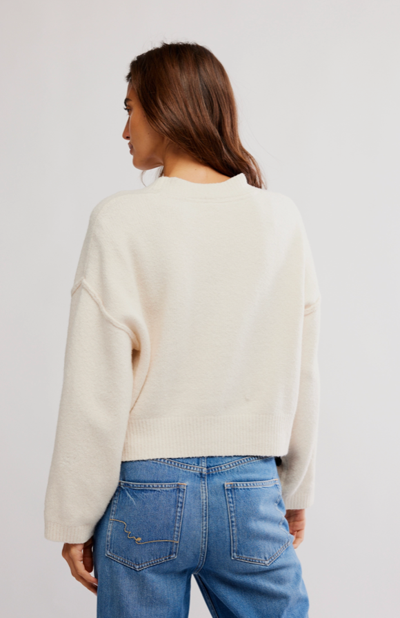 Cool of the Night Button Down Cardigan Sweater by Free People
