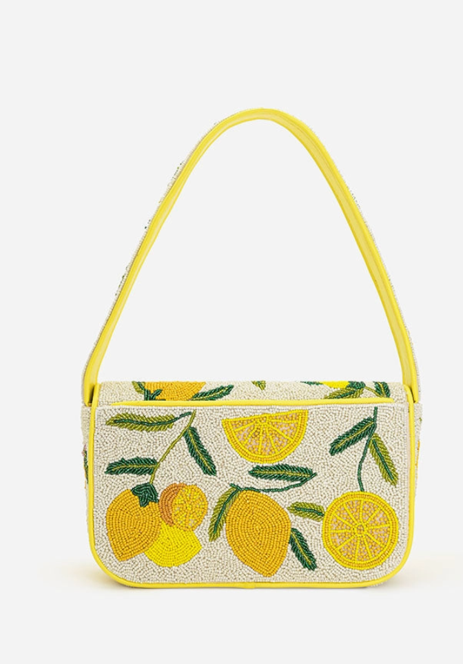 Beaded Lemon Bag
