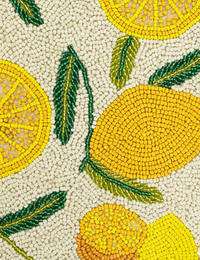 Beaded Lemon Bag