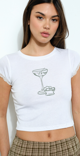 Martini Graphic Top