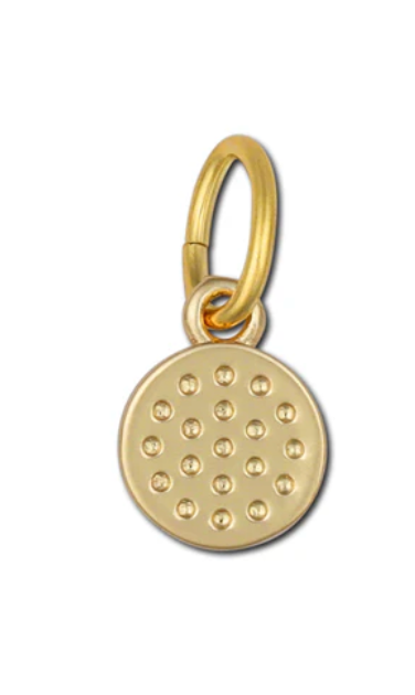 White Enamel Evil Eye Charm by HART