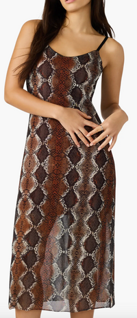 Scarlett Snakeprint Midi Dress by Steve Madden