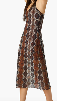 Scarlett Snakeprint Midi Dress by Steve Madden