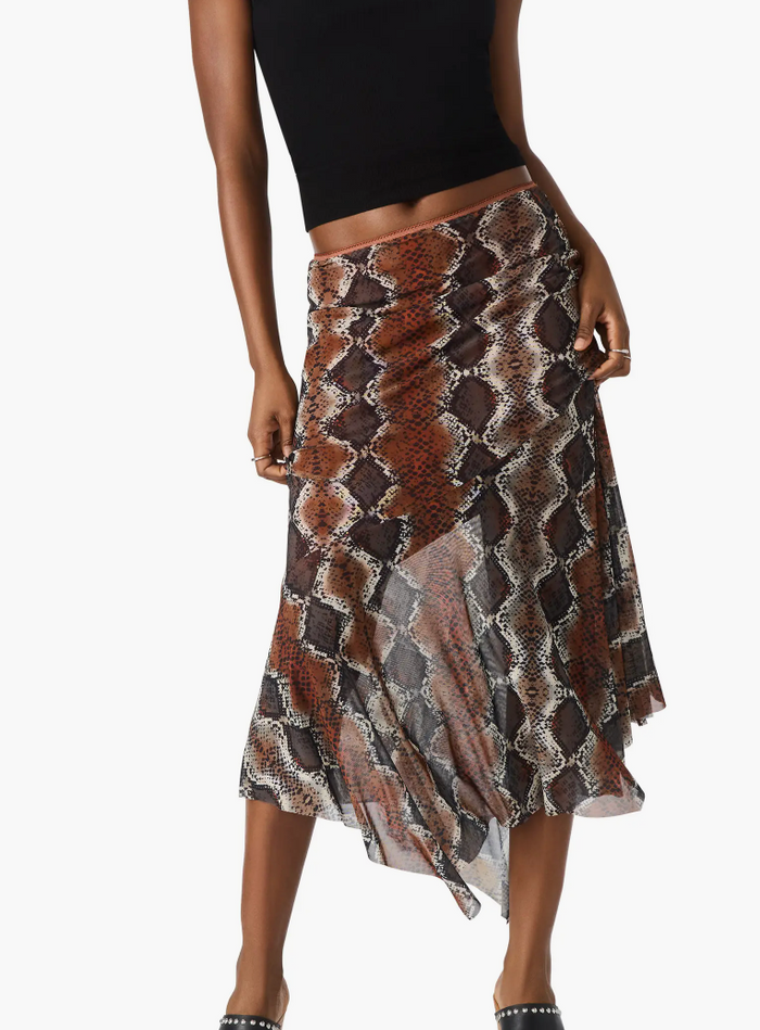 Lacie Snakeprint Maxi Skirt