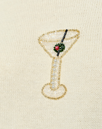 Martini Beaded Sweater