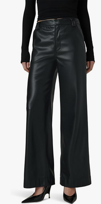 The Black Mia Vegan Leather Trouser Pant by Joe's Jeans