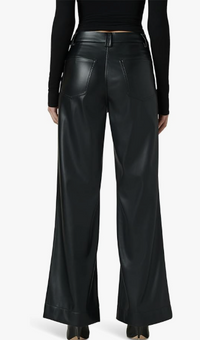 The Black Mia Vegan Leather Trouser Pant by Joe's Jeans
