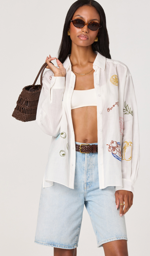 Trace Button Down Shirt by ASTR the Label