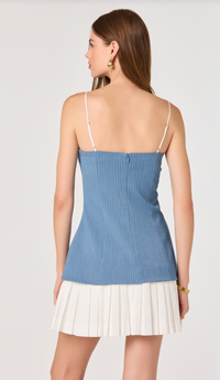 Striped Vest Mini Dress by ASTR