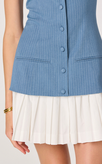 Striped Vest Mini Dress by ASTR