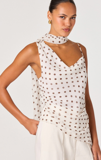 Adrie Polka Dot Top by ASTR
