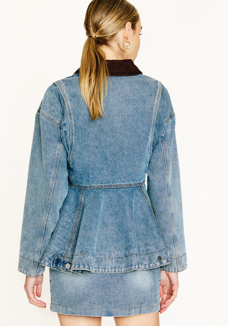 Denim Jacket by Line and Dot