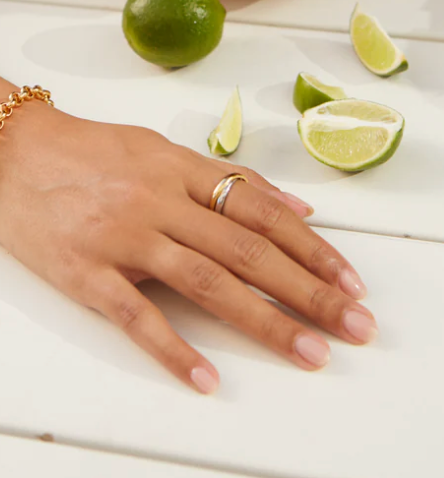 Duo Mixed Metal Ring