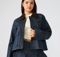 Justina Jacket with Suede Collar by Steve Maddem